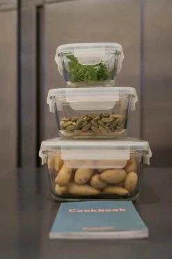 Opbevaringsboks - 3 Stk. -Køkkengrej Discountbutik 3990 0022d08c 1054 4e94 8e5b 20dbee31a454