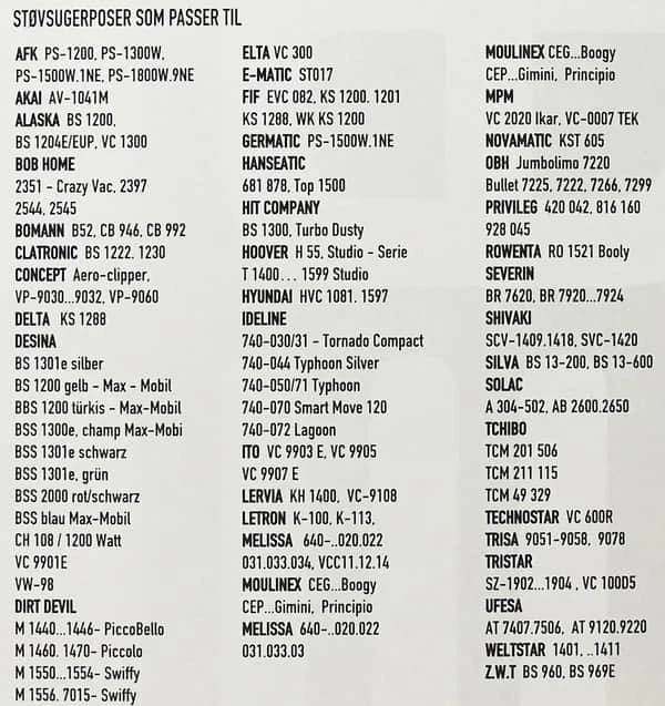 Støvsugerpose IM14 - 4 Stk. 4 Støvsugerpose IM14 - 4 Stk. - Billede 2