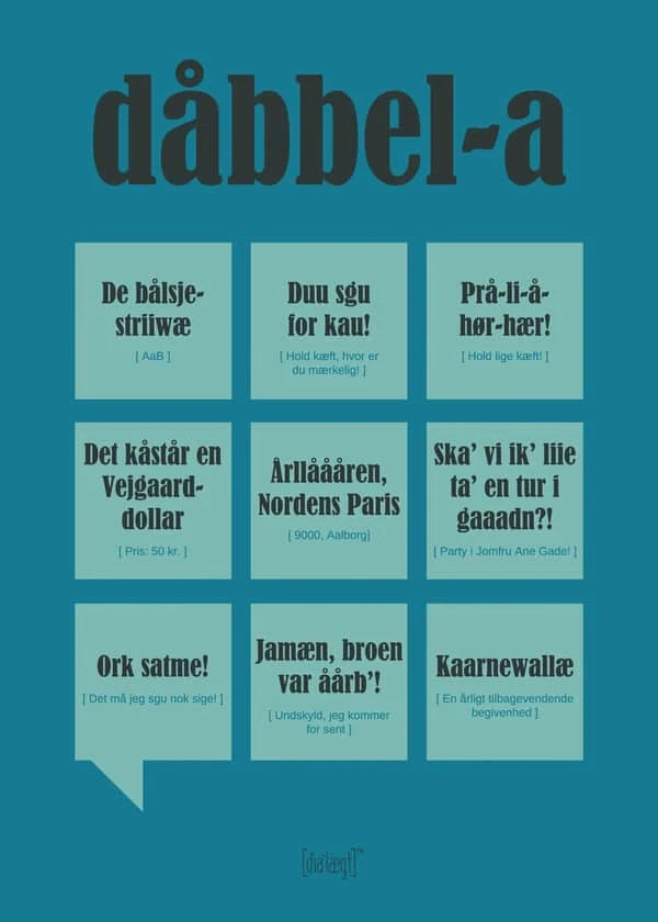Plakat - Dåbbel-A 3 Plakat - Dåbbel-A