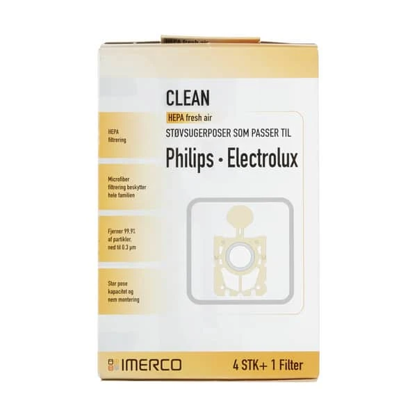 Støvsugerpose IM12 - 4 Stk. 3 Støvsugerpose IM12 - 4 Stk.