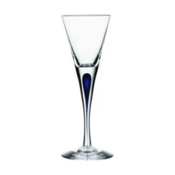Orrefors Intermezzo Blue Snapseglas