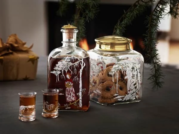 Holmegaard Christmas 2017 Flaske 4 Holmegaard Christmas 2017 Flaske - Billede 2