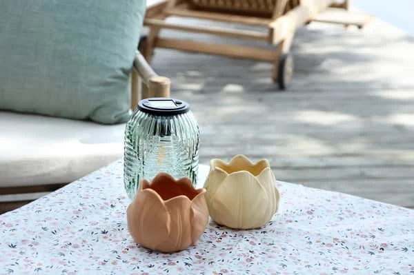 Fyrfadsstage Blomst 4 Fyrfadsstage Blomst - Billede 2