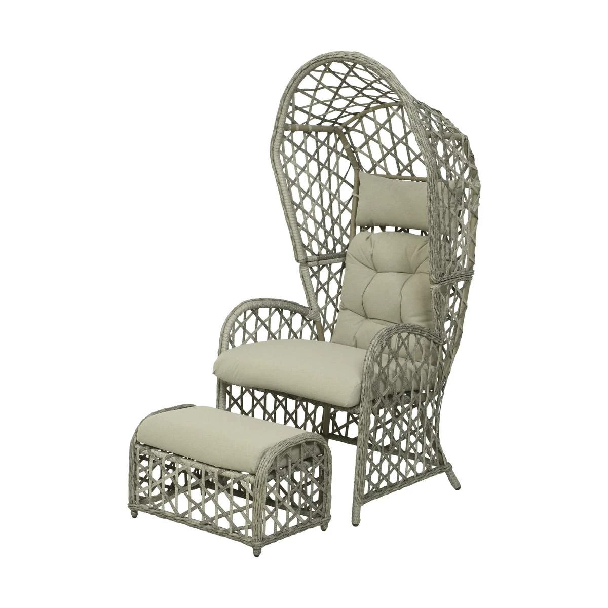 Kurvestol M. Fodskammel 3 Kurvestol M. Fodskammel