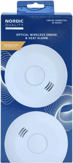 Optisk Røg Og Varmealarm - 2 Stk. -Køkkengrej Discountbutik 3990 3e08a82f ac29 4a7a a236 b7d8ec89bc35