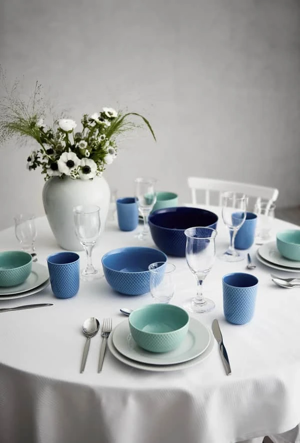 Lyngby Porcelæn Rhombe Color Serveringsskål 4 Lyngby Porcelæn Rhombe Color Serveringsskål - Billede 2