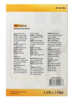 Støvsugerpose IM06 - 4 Stk. -Køkkengrej Discountbutik 3990 43eeec74 bea9 48e2 8a42 91d9acaebaee