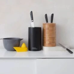 Knivblok Sort -Køkkengrej Discountbutik 3990 49939abe 61c6 4f4d aba0 6e4dacba9941