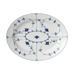 Royal Copenhagen Musselmalet Riflet Fad