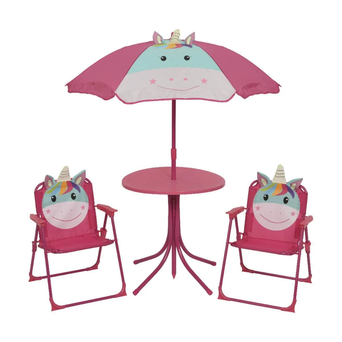 Enhjørning Parasolsæt M. Stole - 4 Dele 3 Enhjørning Parasolsæt M. Stole - 4 Dele