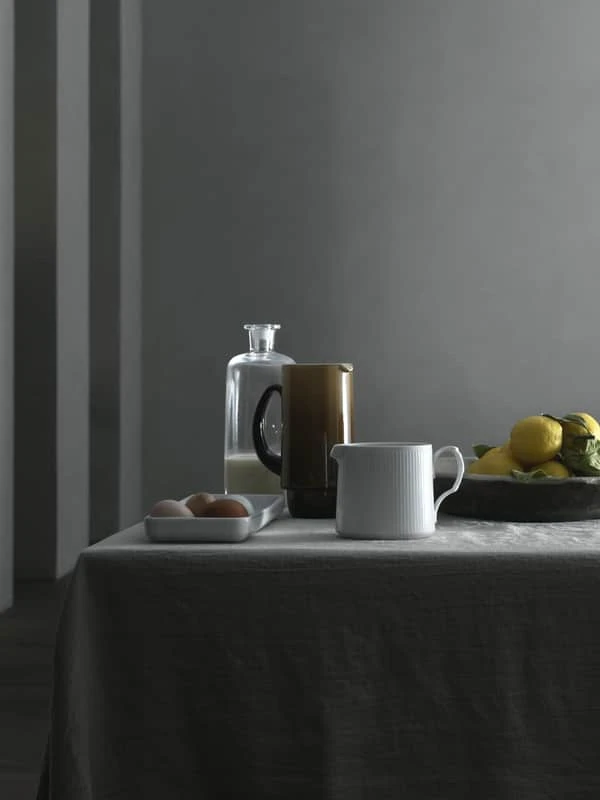 Royal Copenhagen Hvid Riflet Fad 4 Royal Copenhagen Hvid Riflet Fad - Billede 2