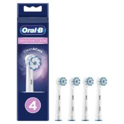 Oral B Sensitive Clean Tandbørstehoved - 4 Stk.