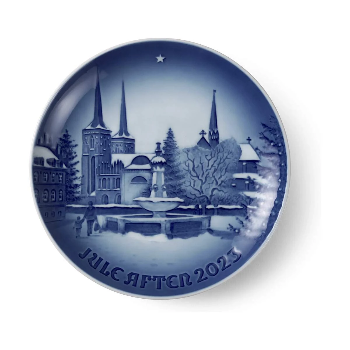 Royal Copenhagen Bing & Grøndahl Juleplatte 2023 - Jul I Roskilde 3 Royal Copenhagen Bing & Grøndahl Juleplatte 2023 - Jul I Roskilde