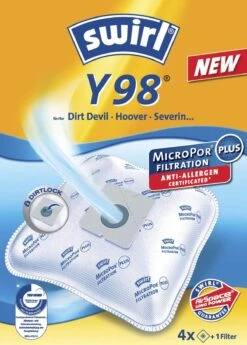 Melitta Swirl Y 98 Støvpose 4 Stk.