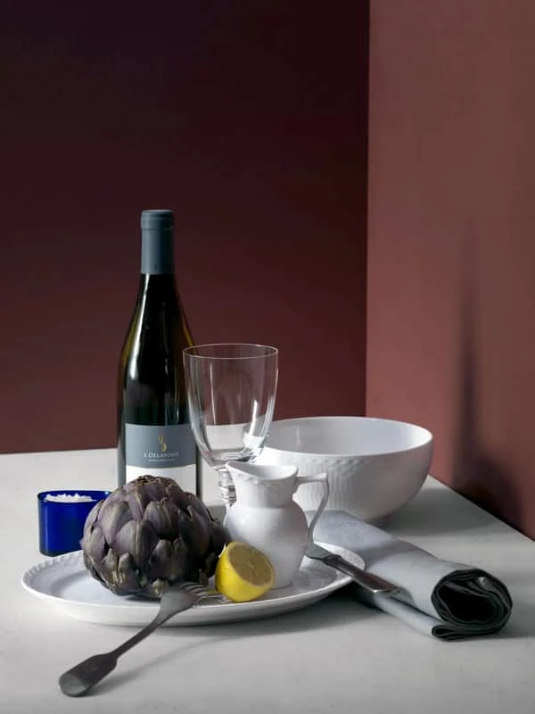 Royal Copenhagen Hvid Halvblonde Skål 4 Royal Copenhagen Hvid Halvblonde Skål - Billede 2