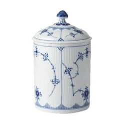 Royal Copenhagen Musselmalet Riflet Krukke M. Låg