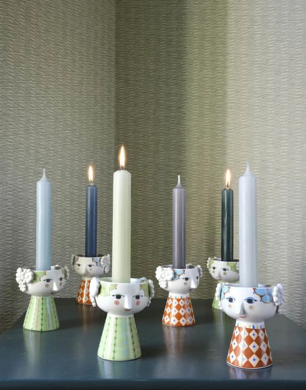 Bjørn Wiinblad Eva Lysestage 4 Bjørn Wiinblad Eva Lysestage - Billede 2