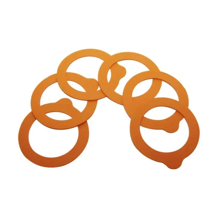 Gummipakninger Til Pantentglas - 6 Stk. 3 Gummipakninger Til Pantentglas - 6 Stk.