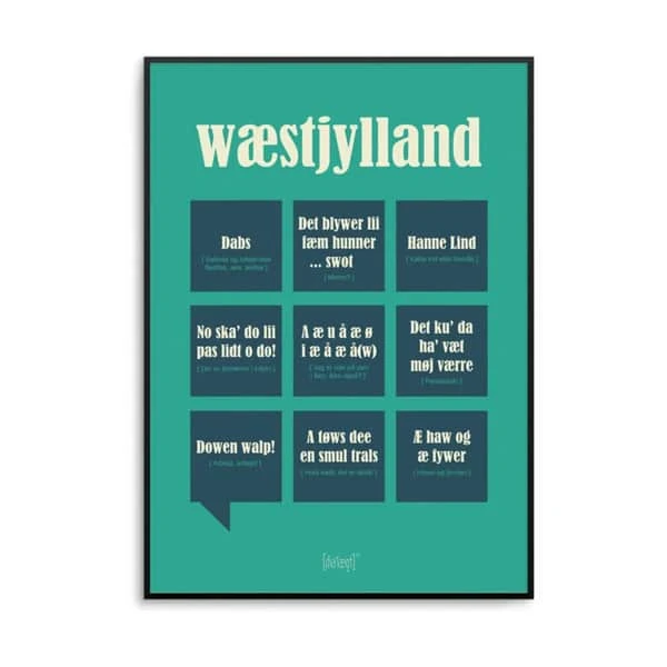 Plakat - Wæstjylland 3 Plakat - Wæstjylland