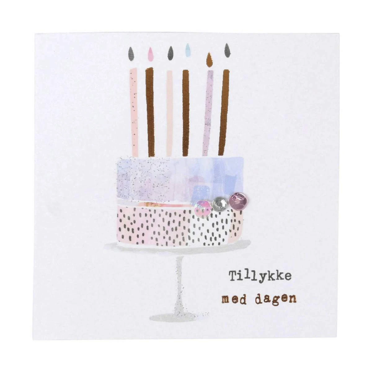 Kort - Tillykke Med Dagen 3 Kort - Tillykke Med Dagen