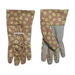 Havehandske M. Blomsterprint