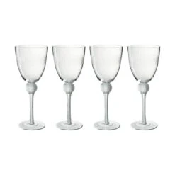 Etching Vinglas - 4 Stk.