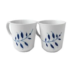 Royal Copenhagen Blå Mega Riflet Krus - 2 Stk. -Køkkengrej Discountbutik 3990 d693efc1 a70d 42cc 9be4 e1fbd0515602