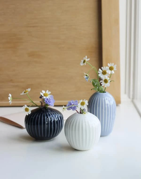 Kähler Hammershøi Vase - 3 Stk. 4 Kähler Hammershøi Vase - 3 Stk. - Billede 2