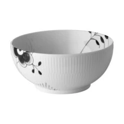 Royal Copenhagen Sort Mega Riflet Skål