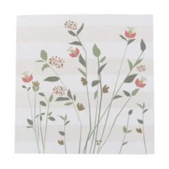 Kort Med Motiv Af Blomster