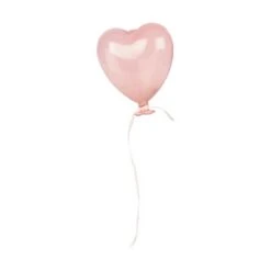 Glasballon Hjerteformet