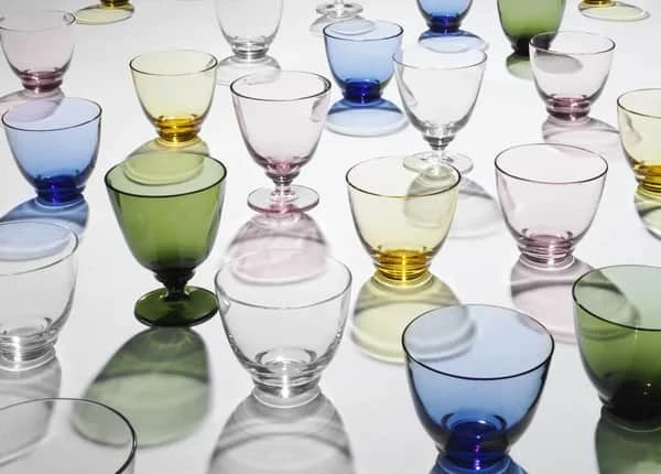 Holmegaard Flow Vandglas På Fod 4 Holmegaard Flow Vandglas På Fod - Billede 2