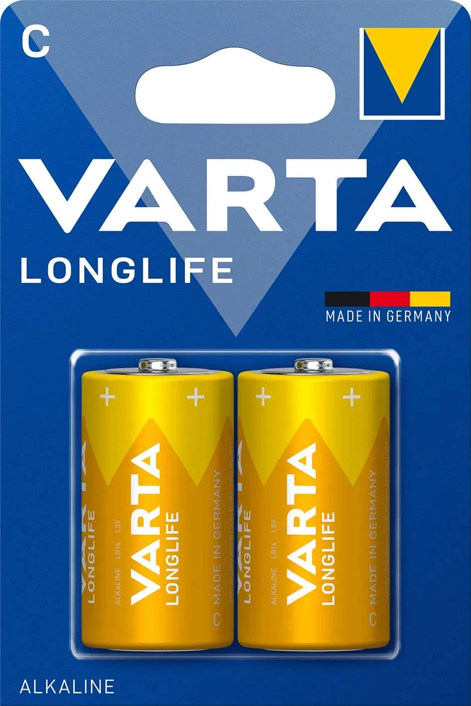 Varta Longlife Batteri C - 2 Stk. 3 Varta Longlife Batteri C - 2 Stk.